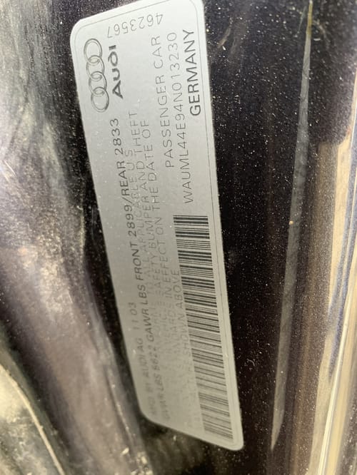 2004 Audi A8