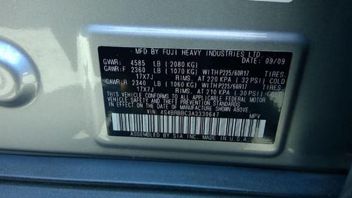 2010 Subaru Legacy