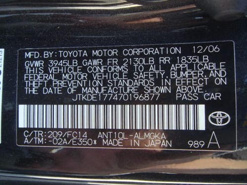 2007 Scion Sciotc