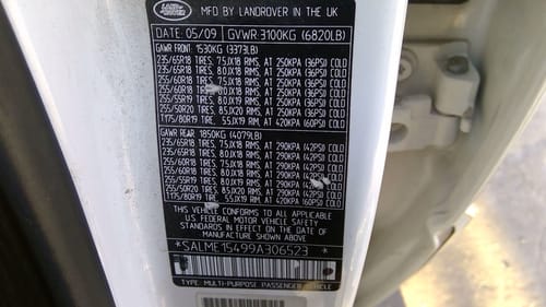 2009 Range Rover Range Rover