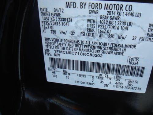 2012 Ford Escape