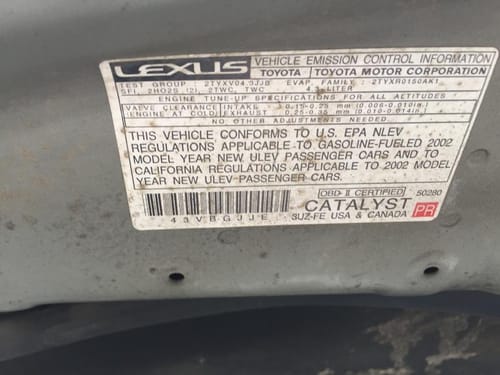 2002 Lexus Lex430
