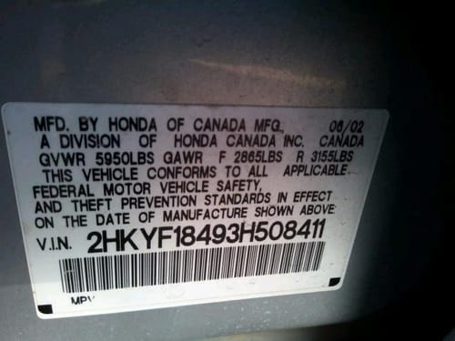 2003 Honda Pilot