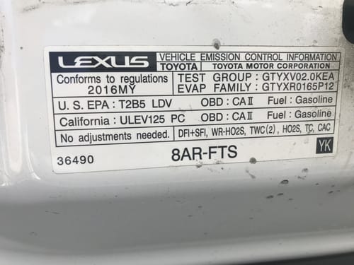 2016 Lexus Is200t