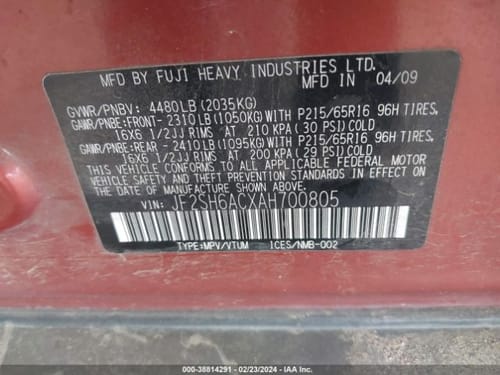 2010 Subaru Forester