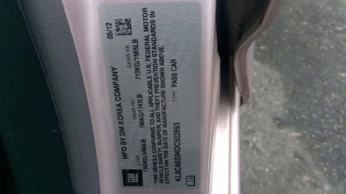 2013 Chevrolet Spark