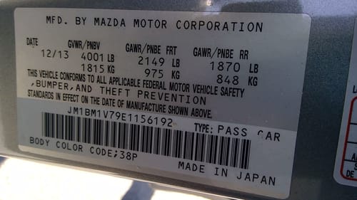 2014 Mazda Mazda3