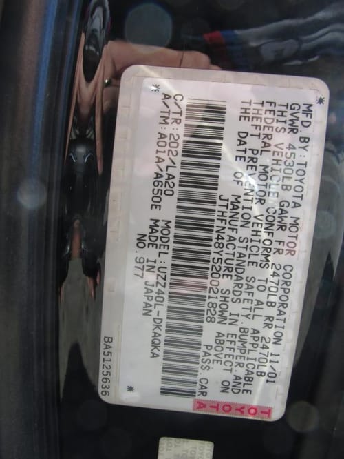 2002 Lexus Lex430