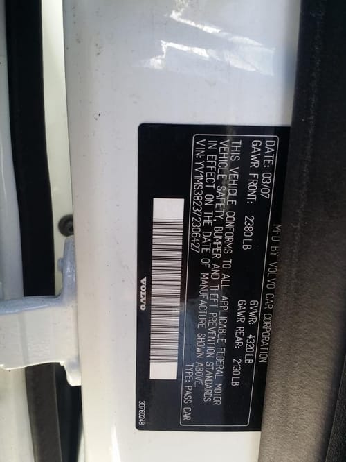 2007 Volvo S40