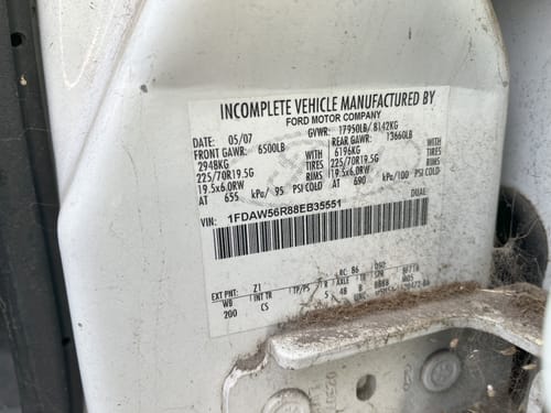 2008 Ford F550sd