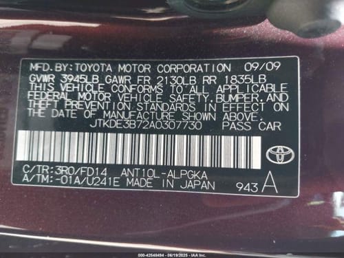 2010 Scion Sciotc