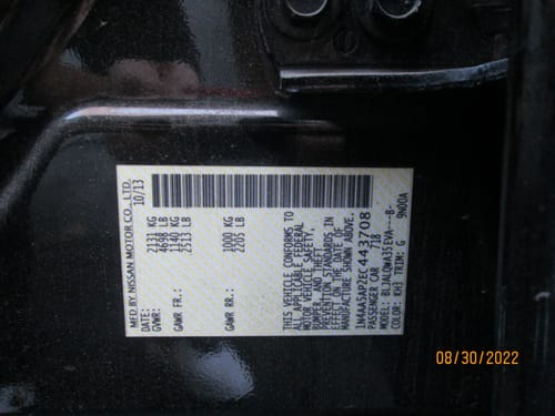 2014 Nissan Maxima