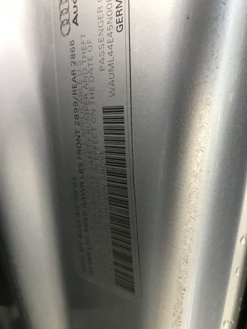 2005 Audi A8