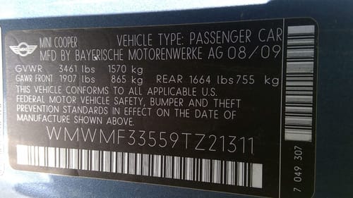 2009 Mini Cooper