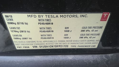 2013 Tesla Model S