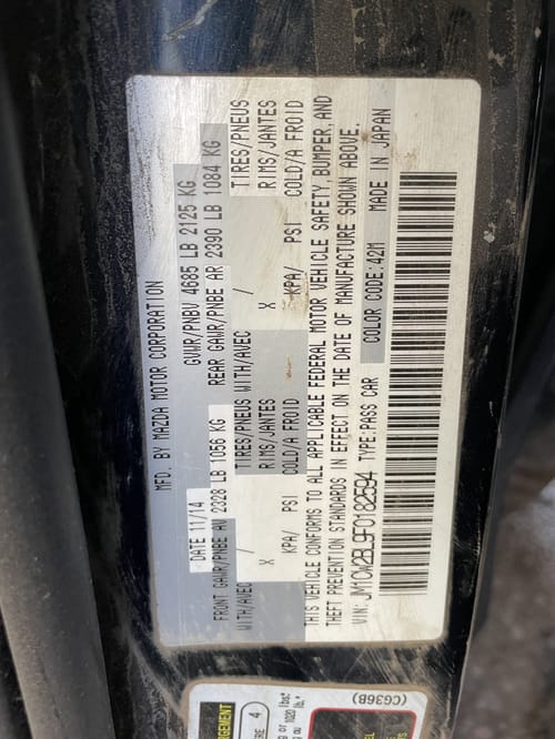 2015 Mazda 5