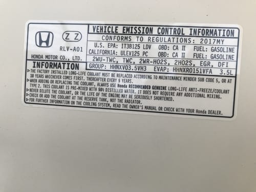 2017 Honda Pilot
