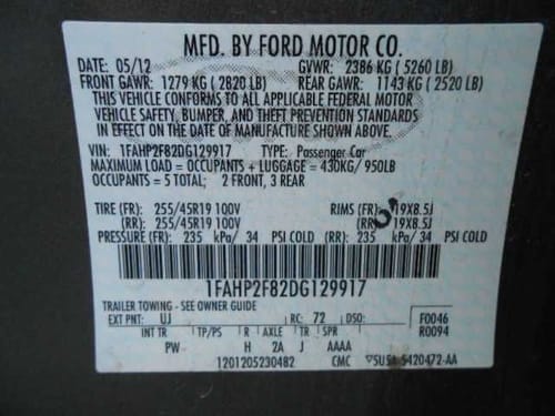 2013 Ford Taurus