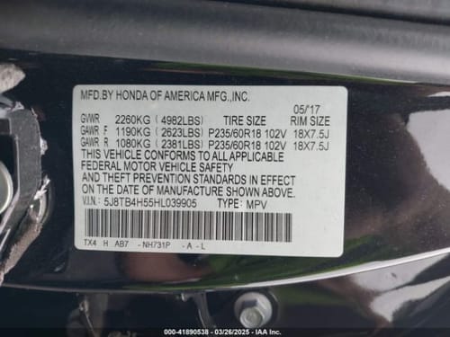 2017 Acura Rdx