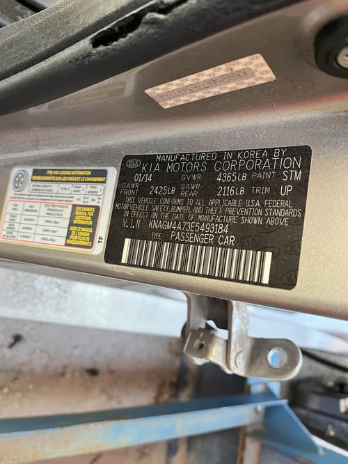 2014 Kia Optima