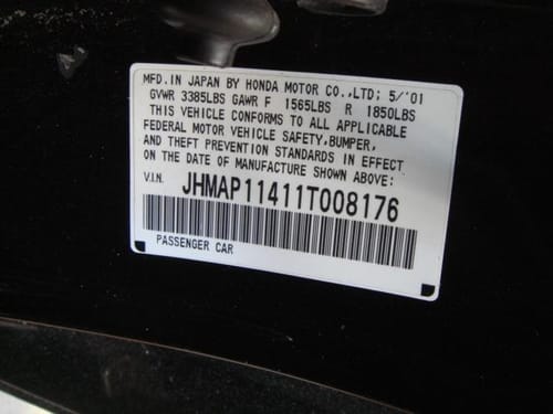 2001 Honda S2000