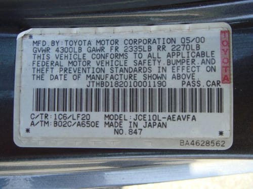 2001 Lexus Is300