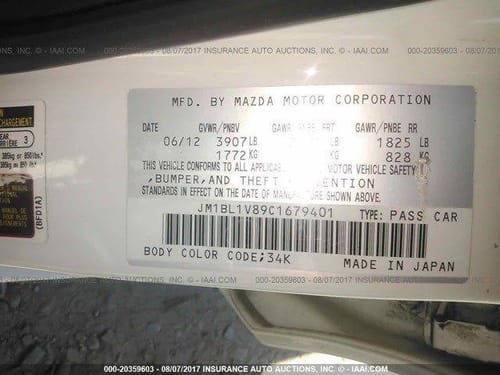 2012 Mazda Mazda3