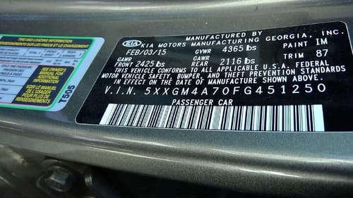 2015 Kia Optima