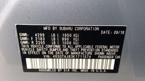 2019 Subaru Impreza