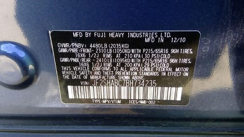 2011 Subaru Forester