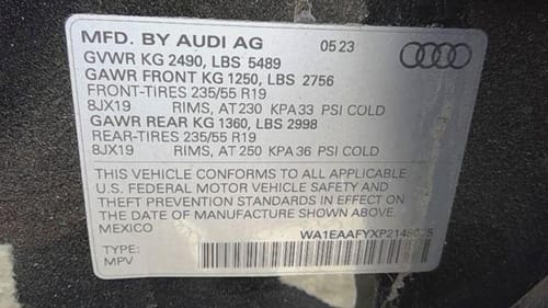 2023 Audi Audiq5
