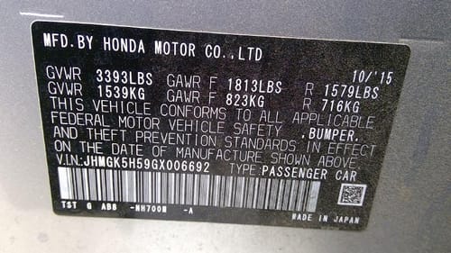 2016 Honda Fit