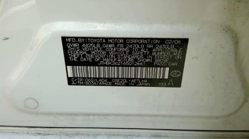 2006 Lexus Is250