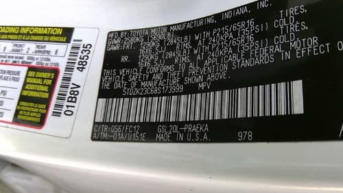 2008 Toyota Sienna
