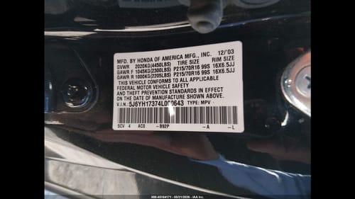 2004 Honda Element