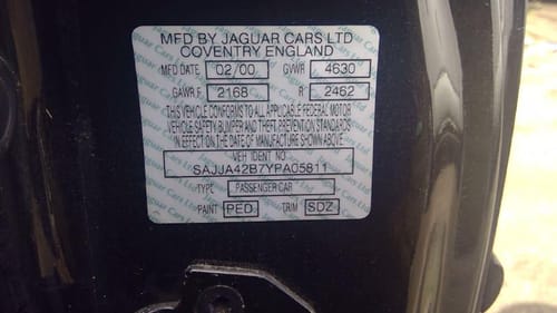 2000 Jaguar Xk8