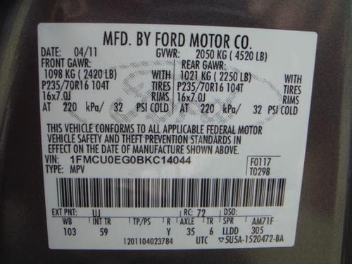 2011 Ford Escape