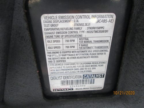 2003 Mazda 6