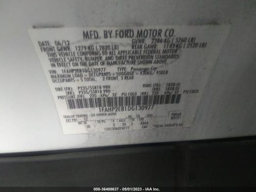 2013 Ford Taurus