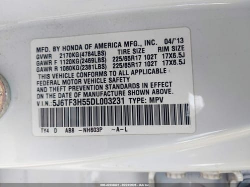 2013 Honda Crosstour
