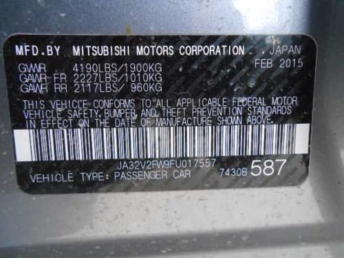 2015 Mitsubishi Lancer