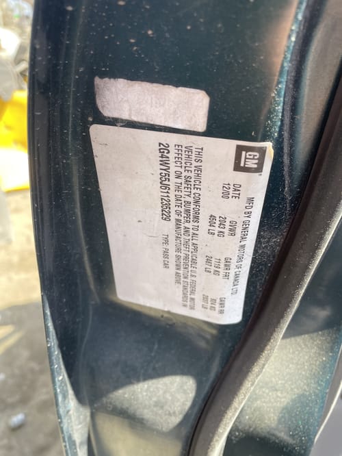 2001 Buick Centur
