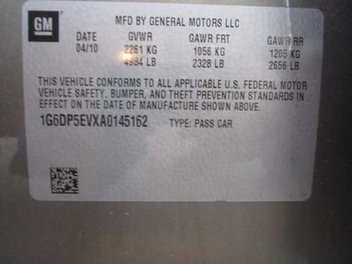 2010 Cadillac Cts