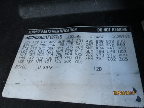 2001 GMC Silv25
