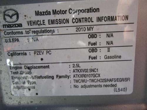 2010 Mazda Mazda3