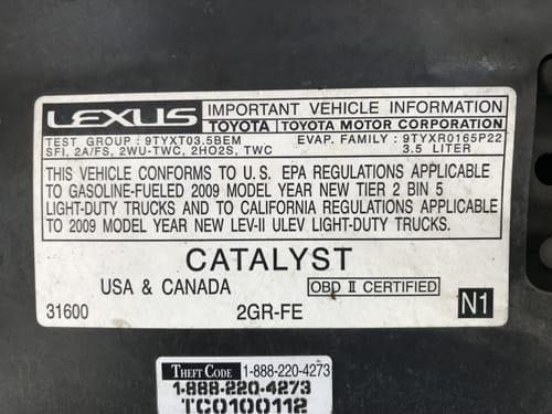 2009 Lexus Rx350