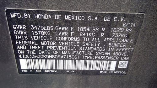 2015 Honda Fit