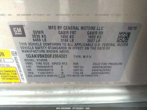 2015 Buick Enclave