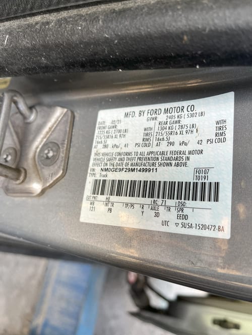 2021 Ford Transit