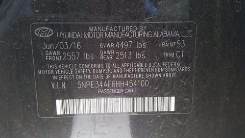 2017 Hyundai Sonata